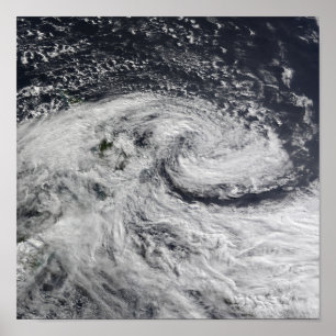 A storm over new Zealand Poster