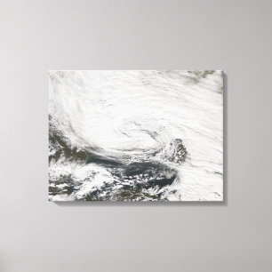 A storm over the Black Sea and the Sea of Azov Canvas Print