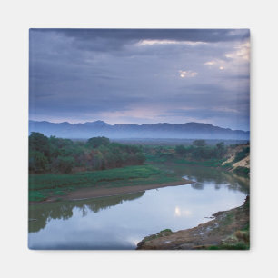 A stormy morning, with threatening clouds magnet