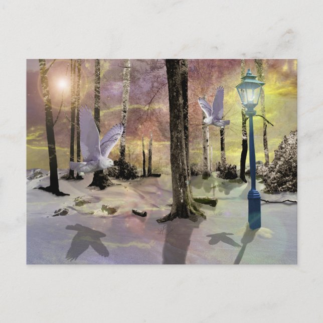 A Story book Christmas Holiday Postcard (Front)