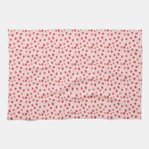 A Strawberry A Day Keeps The Blues Away Tea Towel