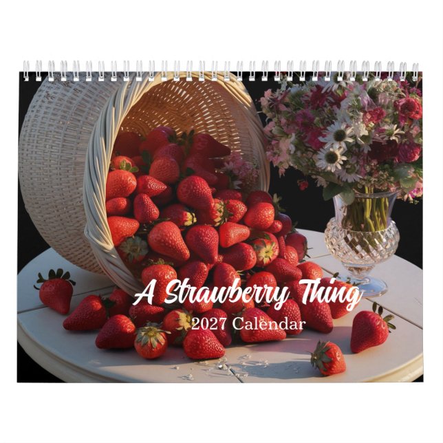 A Strawberry Thing 2027 Calendar (Cover)