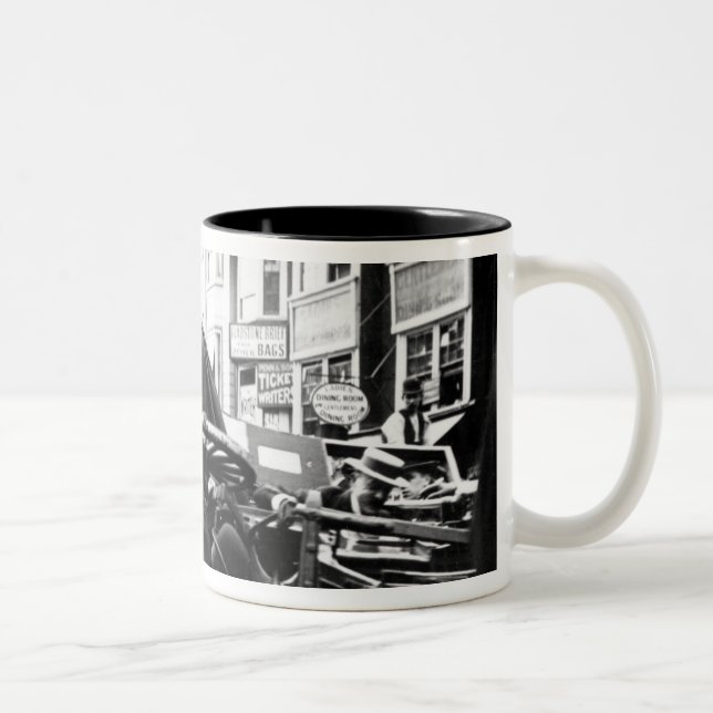 A Street Accident Two-Tone Coffee Mug (Right)