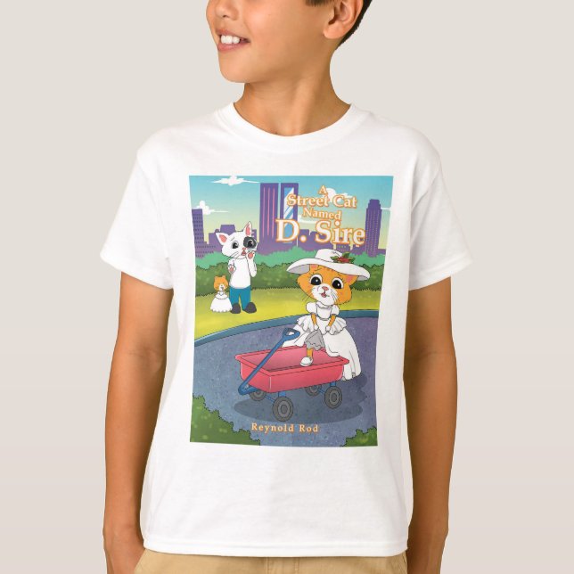 A Street Cat Named D. Sire Kid's T-Shirt (Front)