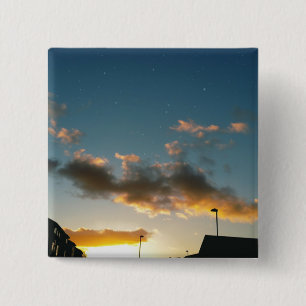 A street crowned with stars 15 cm square badge