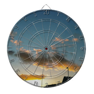 A street crowned with stars dartboard