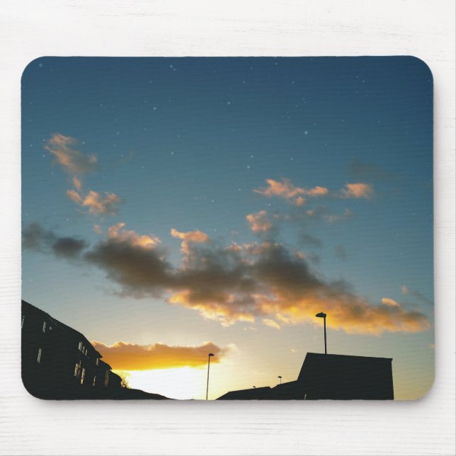 A street crowned with stars mouse mat (Front)