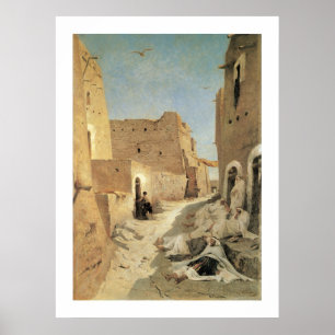 A Street in El-Agouat Poster