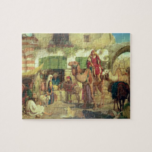 A Street in Jerusalem, 1867 Jigsaw Puzzle (Horizontal)