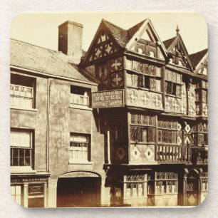 A Street in Ludlow (b/w photo) Coaster