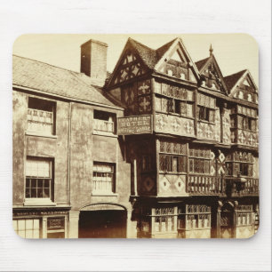 A Street in Ludlow (b/w photo) Mouse Mat