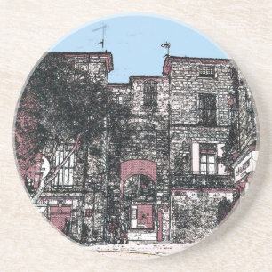 A Street in Pezenas France Coaster