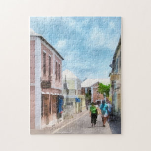 A Street in St. George's Bermuda Jigsaw Puzzle