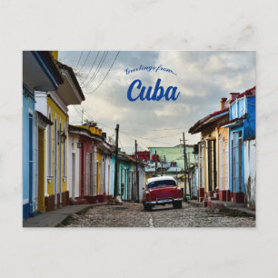A Street in Trinidad Cuba Postcard