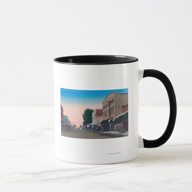 A Street SceneLemoore, CA Mug (Right)