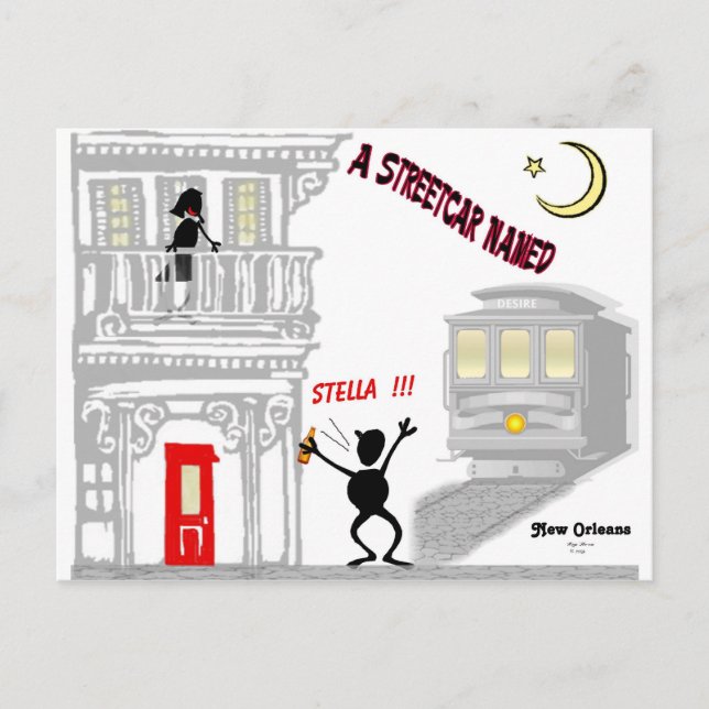 A Streetcar Named DESIRE Postcard (Front)