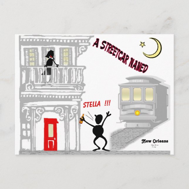 A Streetcar Named DESIRE Postcard (Front)