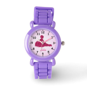 A Striking and Glittery Ballerina Personalise Watch