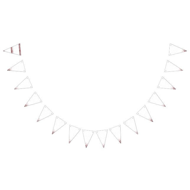 A striking blue and pink floral motif contrasted a bunting  (All)