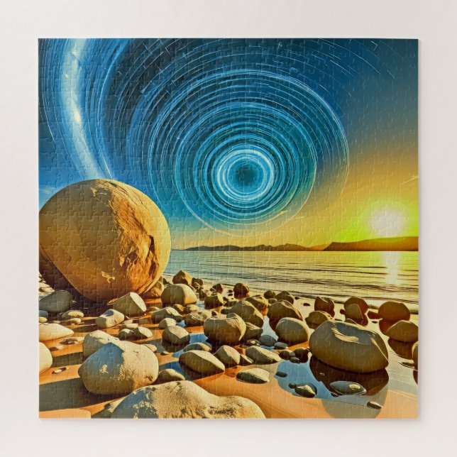 A striking boulder  jigsaw puzzle (Vertical)