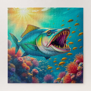A striking fish jigsaw puzzle