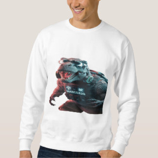A striking photograph of a menacing T-Rex, showcas Sweatshirt