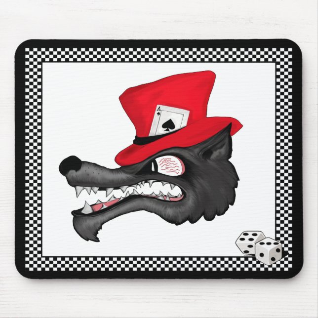 A Stroke of Luck Lone Wolf  Mousepad (Front)