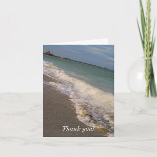 A Stroll Along St Pete Beach Thank Yoiu You Card
