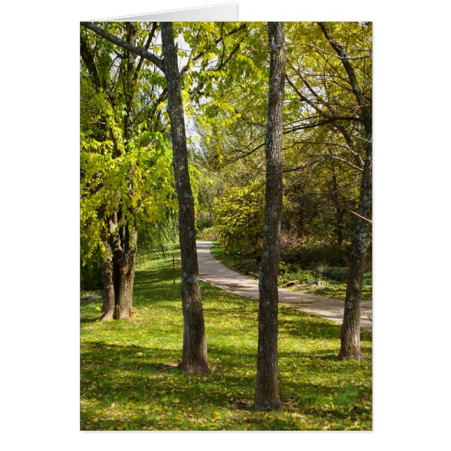 A Stroll in the Park Greeting Card (Front)