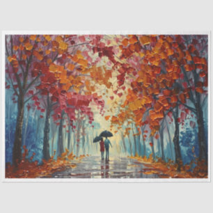 A Stroll in the Rain Tissue Paper