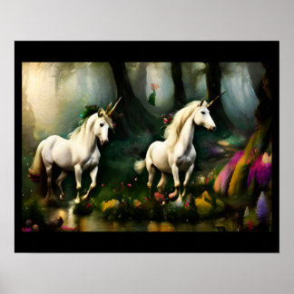 A Stroll Through the Mystical Forest Poster