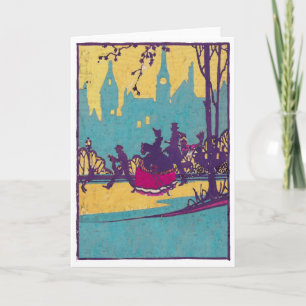 A Stroll Through the Park Holiday Card