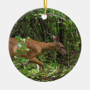 A Stroll Through the Woods Ceramic Tree Decoration