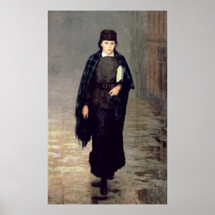 A Student, 1883 Poster