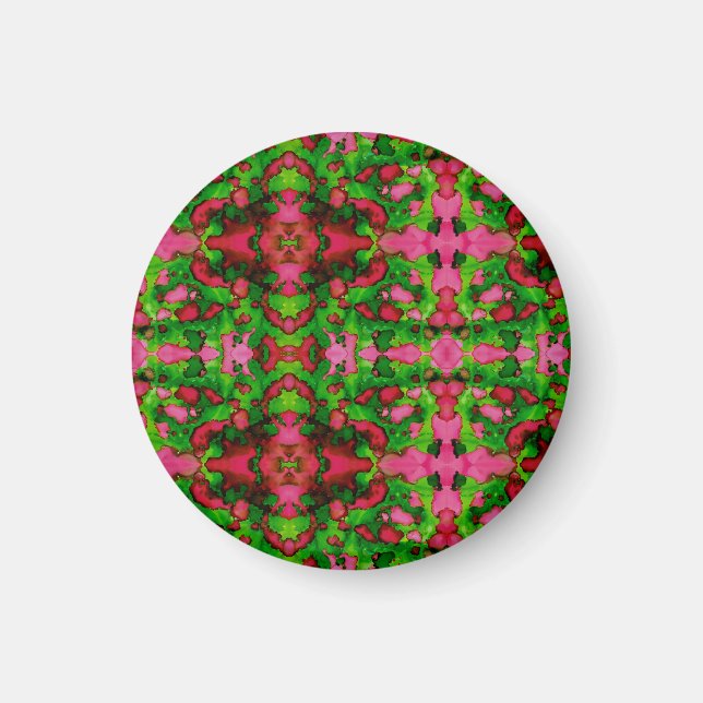 A Study in Pink & Green Magnet (Front)