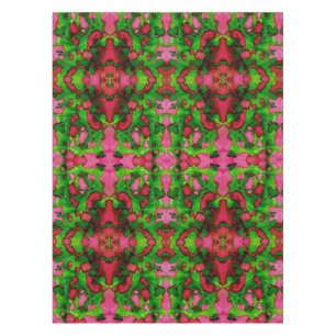 A Study in Pink & Green Tablecloth