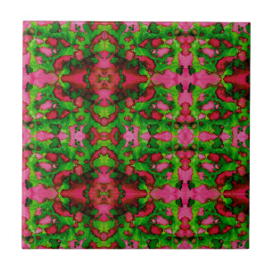 A Study in Pink & Green Tile
