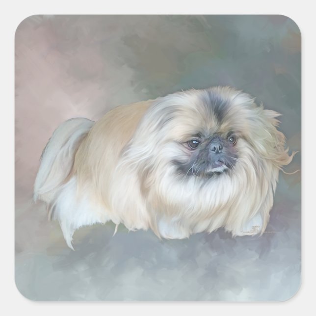 A Study in Taupe Square Sticker (Front)