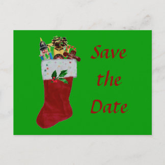 A Stuffed Stocking, Announcement Postcard