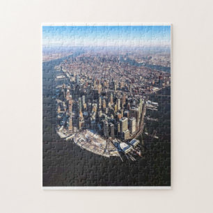 A Stunning Aerial View of New York City from Above Jigsaw Puzzle
