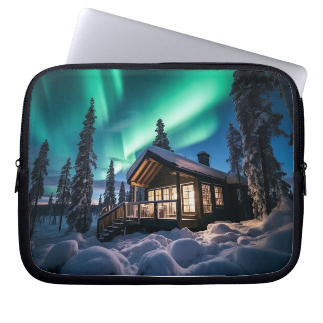 A Stunning Arctic View Laptop Sleeve (Front)
