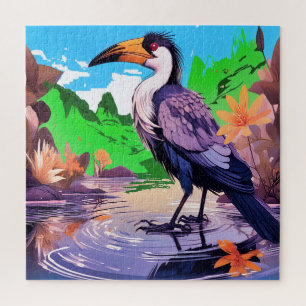 A stunning bird jigsaw puzzle