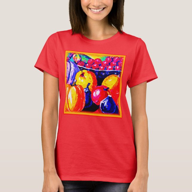 A Stunning Fruity Oil Painting. Buy Now T-Shirt (Front)