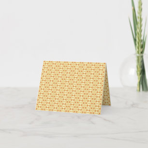 a Stunning Yellow and White Background Design  Thank You Card