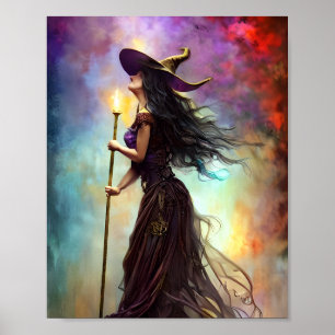 A Stunningly Realistic Witch Triptych Poster