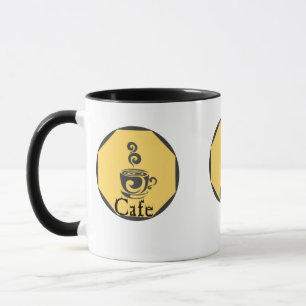 A stylish and elegant coffee mug with a great desi