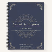 A stylish diary to begin your memoirs and thoughts