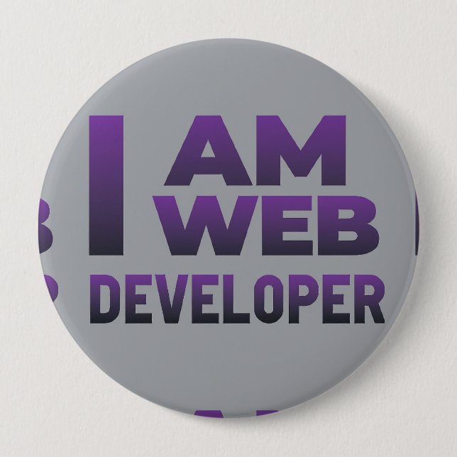 A Stylish Element for Web Design Round 10 Cm Round Badge (Front)