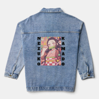 A stylish, modern denim featuring Nezuko Jacket