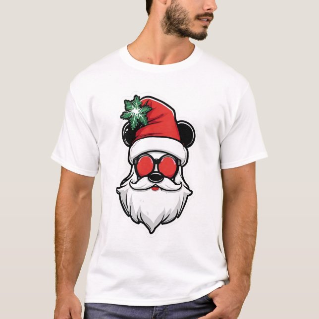 A Stylish Santa Claus Design for the Modern Trends T-Shirt (Front)